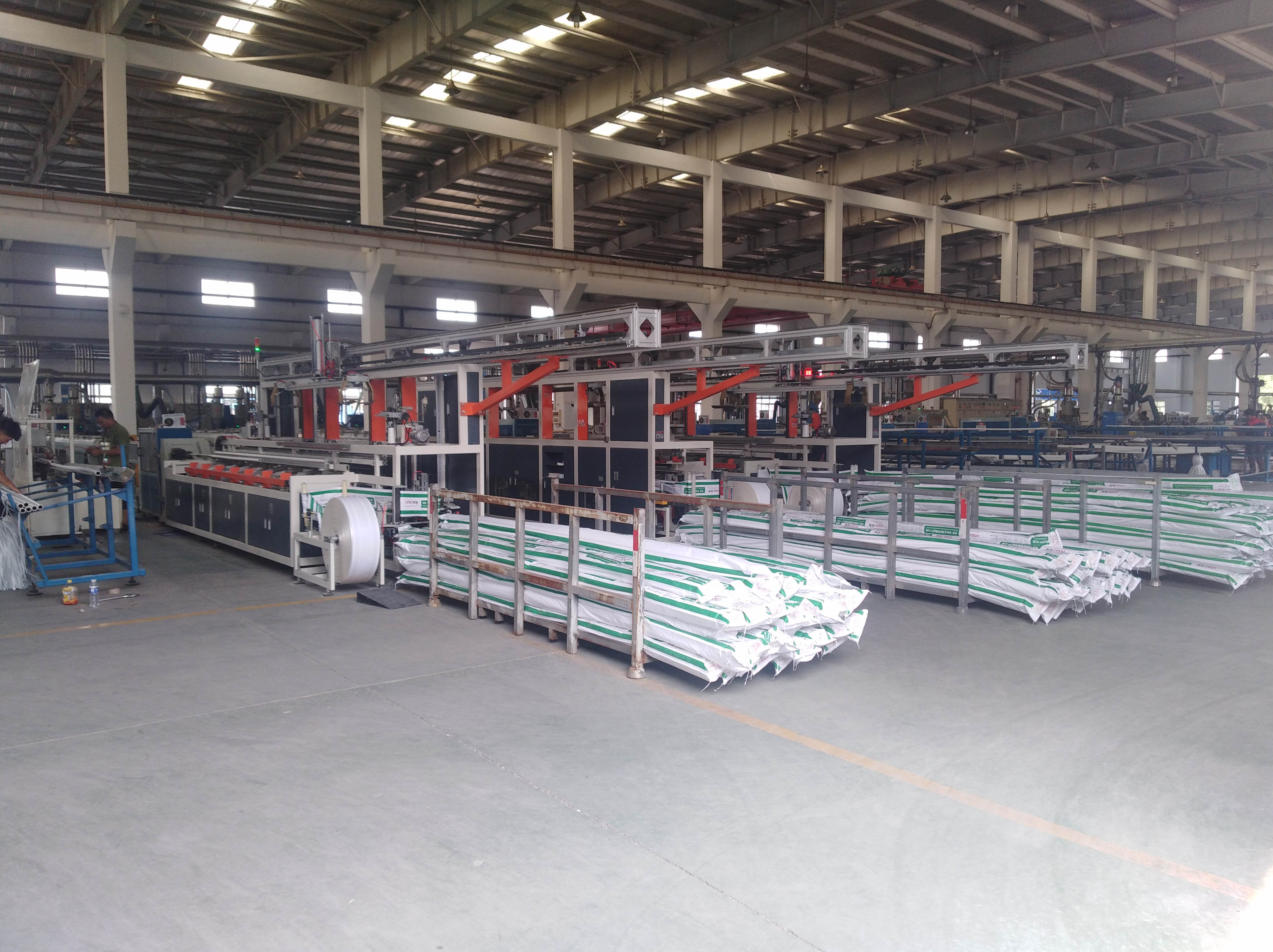 PPR管編(bian)織袋線縫包(bao)裝機XBⅡ-20-32